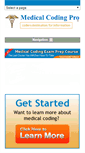 Mobile Screenshot of medicalcodingpro.com